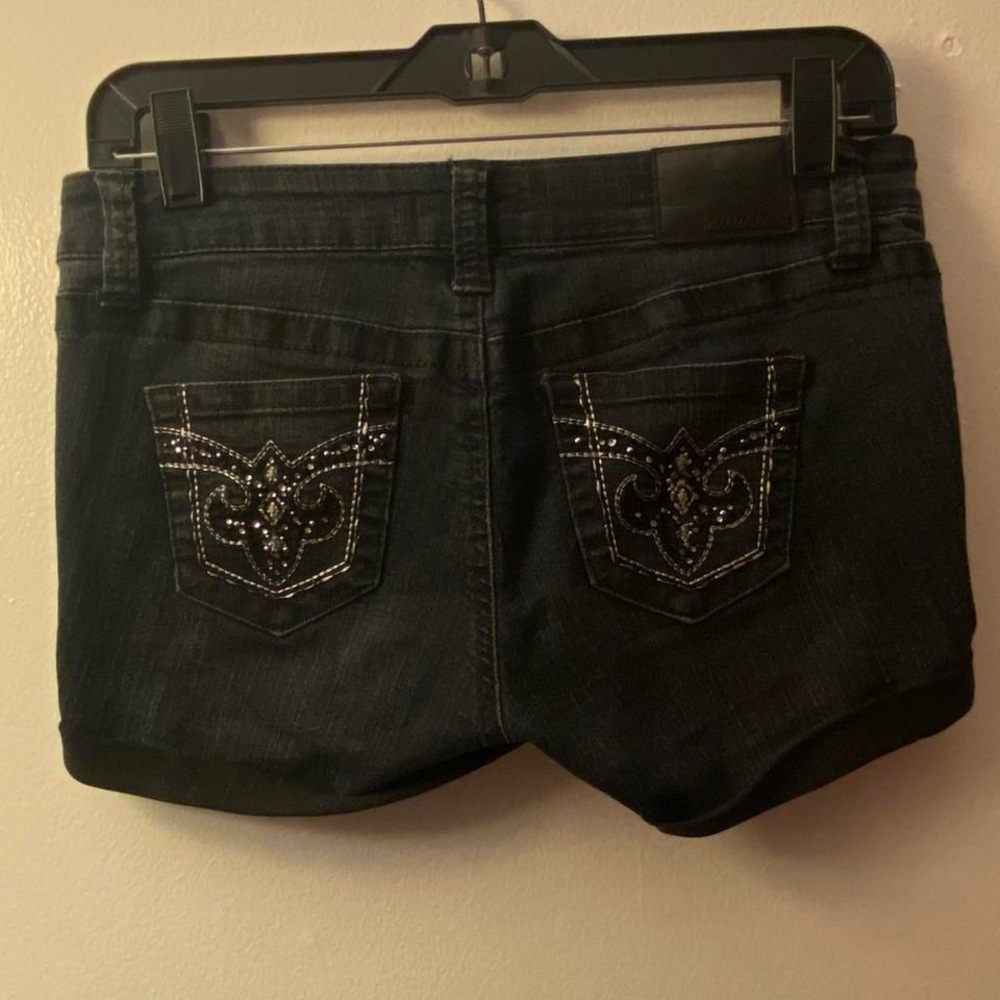 Black Mcbling Shorts!! Rhinestone and bling✨💞